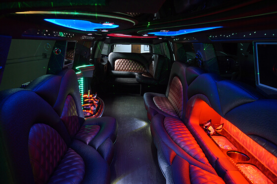 stretch limo with bars